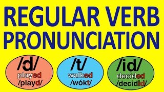 REGULAR VERBS PRONUNCIATION 23 06 2013 [upl. by Meid790]