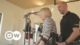 Learning how to walk with an exoskeleton  DW Documentary [upl. by Howard]