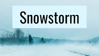 Snowstorm Sound Effect  Winter Storm  Blizzard [upl. by Eibrad692]