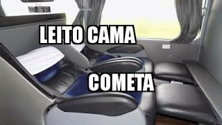 ÔNIBUS LeitoCama da cometa por dentro Leito [upl. by Honebein444]