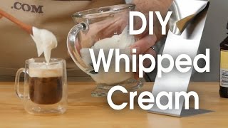 DIY whipped cream in 60 seconds [upl. by Tremayne747]