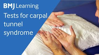 Tests for carpal tunnel syndrome  BMJ Learning [upl. by Perloff]