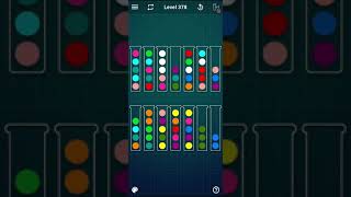 Ball Sort Puzzle  level 378 [upl. by Akehsar]