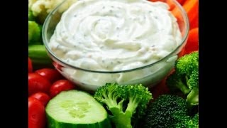 Easy Vegetable Dip Recipe [upl. by Aniger672]