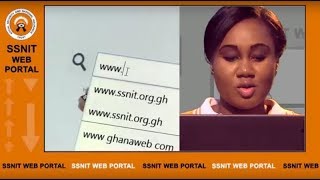 SSNIT Web Portal Demonstration [upl. by Lemej]