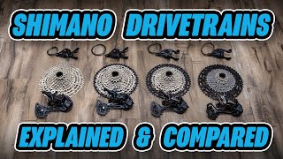 Shimano Drivetrain Comparison  XTR vs XT vs SLX vs Deore [upl. by Anirol]