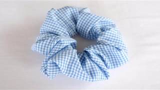 How to Make a Scrunchie  DIY Scrunchies  Sewing Scrunchies [upl. by Am]