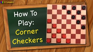 How to play Corner Checkers [upl. by Auburta]