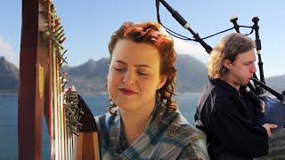 Skye Boat Song Outlander  bagpipes and HARP [upl. by Seif]