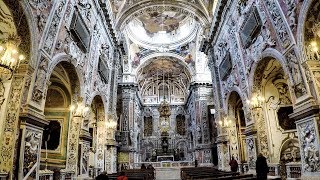 Palermo Sicily Italy A Walk Inside the Church of St Catherine [upl. by Abeu61]