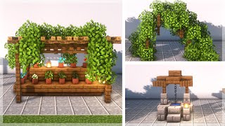 Minecraft 30 Garden Build Ideas and Hacks [upl. by Benedetto]