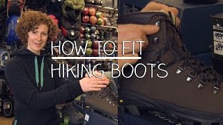 How to Fit Hiking Boots [upl. by Assirt]