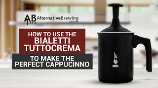 How to Use the Bialetti Tuttocrema Milk Frother [upl. by Gwenette]