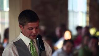 THE BEST Best Man Speech Ever Hilarious ending [upl. by Acirtal168]