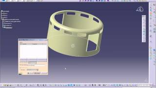 Création dun volume à partir dun fichier surfacique dans catia V5 [upl. by Rumilly]