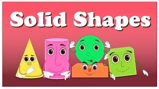 Solid Shapes  aumsum kids science education children [upl. by Htevi]