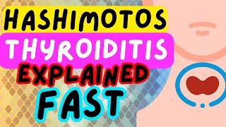 Hashimoto Thyroiditis  EXPLAINED IN 2 MINUTES Autoimmune Hypothyroid [upl. by Mulloy521]