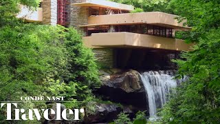 Inside Frank Lloyd Wright’s Iconic Fallingwater House  Condé Nast Traveler [upl. by Pish]