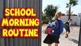 SCHOOL MORNING ROUTINE SIS vs BRO [upl. by Atnom]