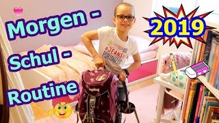 Meine Morgenroutine Schule  Morning Routine Schule 2019 [upl. by Constantia]