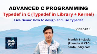 Typedef in C amp how to Design using Typedef  Sanfoundry [upl. by Oirrad]