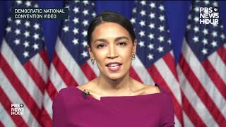 WATCH Rep Alexandria OcasioCortez’s full speech at the 2020 Democratic National Convention [upl. by Ilrebmik402]