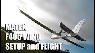 Matek F405 Wing FCB iNav setup and flight [upl. by Imac]