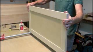 Building a simple shaker style cabinet door [upl. by Enaelem]