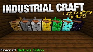 Automatic Crafting in Minecraft Bedrock Edition quotIndustrial Craftquot ShowcaseGuide autocrafters [upl. by Nahgiem]