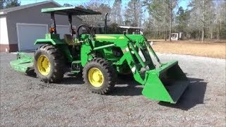 how to operate a John Deere tractor Part 1 controls [upl. by Ijies]