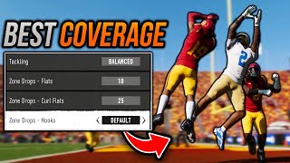 College Football 25 Defense NEW Zone Drop Settings [upl. by Bernelle]