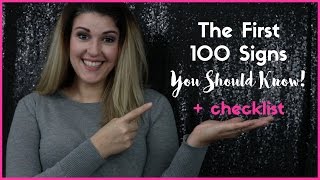 The First 100 Signs You Need to Know [upl. by Eartnoed]