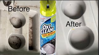 OxiClean Interior Cleaner  car upholstery  leather seat cleaner [upl. by Vrablik]