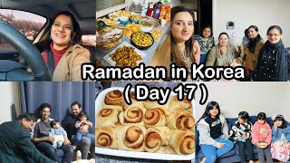 Ramadan Day 17  Homemade Ras Gulley amp Rasmalai  Iftar Dawat at Our Friends  Sidra Riaz VLOGS [upl. by Enomed]