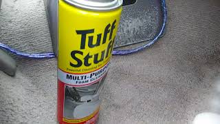 Tuff stuff multi purpose foam cleaner test review [upl. by Sidnee450]