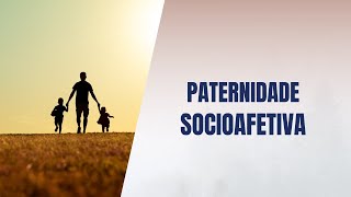 Paternidade socioafetiva [upl. by Ailyt]