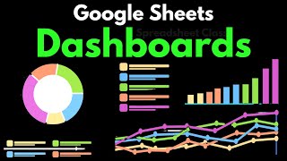 How to make a Dashboard in Google Sheets Full Tutorial [upl. by Hadley]