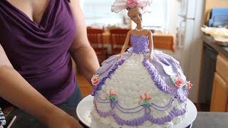 How To Make A Barbie Cake  Cake Decorating [upl. by Tomi]