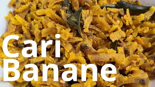 Cari Banane  Banana Curry  Mauritian Recipe [upl. by Ailadgim]