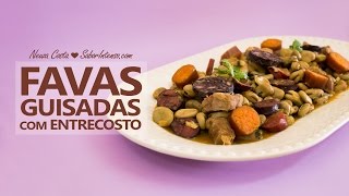 Favas Guisadas com Entrecosto [upl. by Aliuqa]