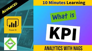 Power BI Tutorial 2350  What is KPIs Key Performance Indicators [upl. by Elegna]