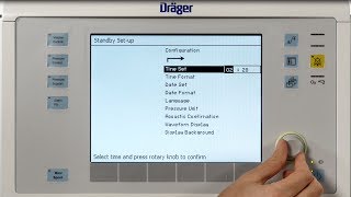 Dräger Fabius plus XL  How to configure [upl. by Nnyluqcaj926]