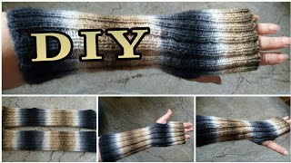 Einfache Armstulpen  Handstulpen stricken • DIY  Julebuergerfee [upl. by Nicodemus579]