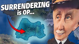 Surrendering makes France STRONGER  Hoi4 [upl. by Okiram700]