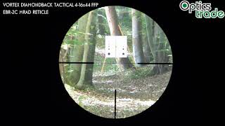 Vortex Diamondback Tactical 416x44 FFP EBR2C reticle  Optics Trade Reticle Subtensions [upl. by Molohs]