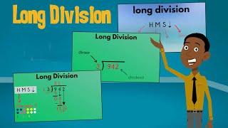 Long Division Made Easy HMS Bring Down  EasyTeaching [upl. by Ednew]