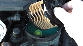 Citroen Berlingo Fuel Filter Change [upl. by Chubb]