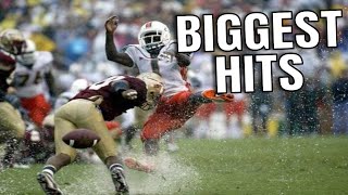 Biggest Hits in College Football History [upl. by Ailito]