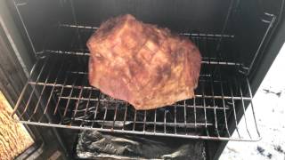 Smoked Ham On Masterbuilt Smoker  Ham Recipe [upl. by Drucie976]