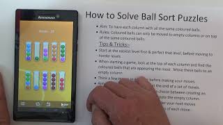 How to Solve Ball Sort Puzzles  Tips Tricks amp Strategies  Step by Step Instructions  Tutorial [upl. by Kaenel391]